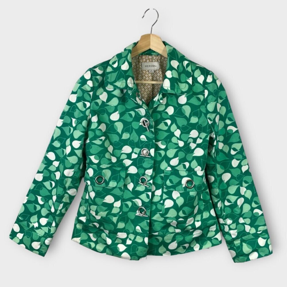 Merona Lightweight Jacket Size M Green